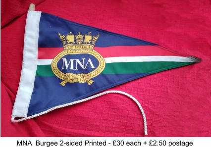 MNA  Burgee 2-sided Printed - £30 each + £2.50 postage
